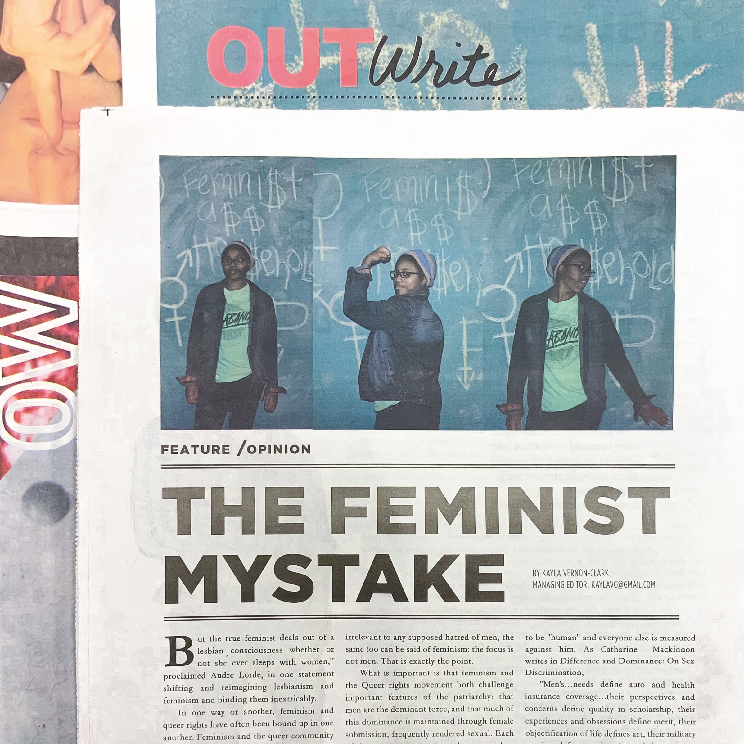 photo of print article "the feminist mystake"