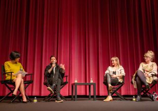 photo of filmmakers and experts behind the film Framing Agnes