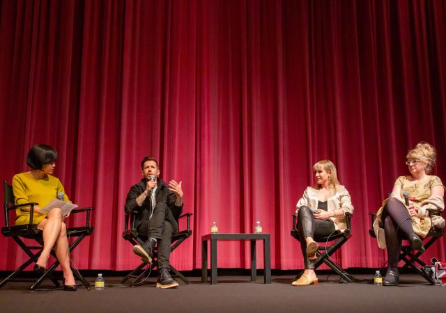 photo of filmmakers and experts behind the film Framing Agnes