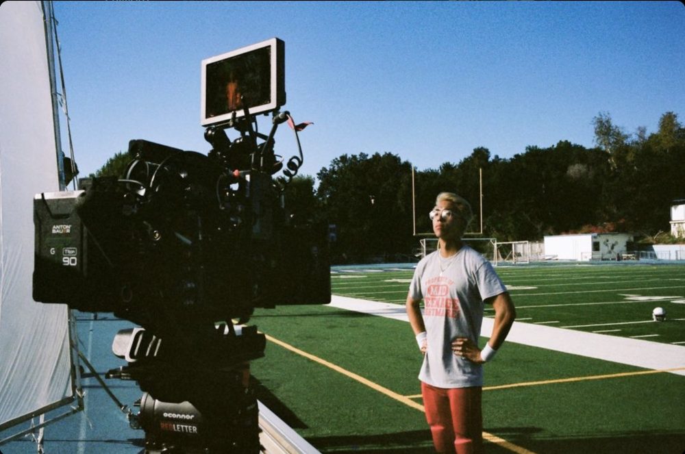 still from mad tsai's music video "stacy's brother"