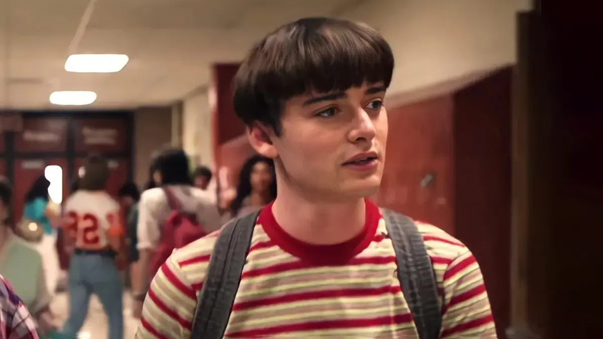 still of Will Byers played by Noah Schnapp in Stranger Things