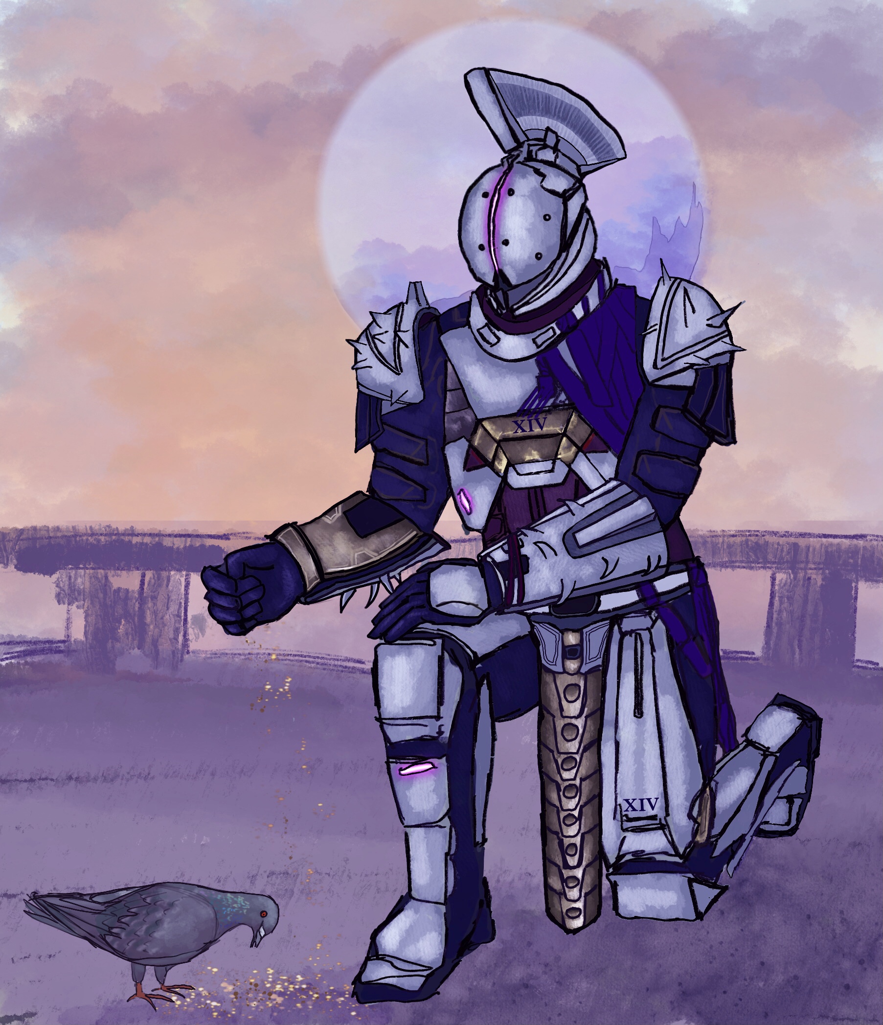 illustration of Destiny 2 character Saint 14